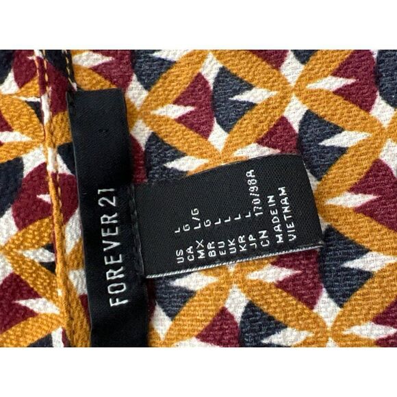 Forever 21 Women V Neck Mustard Cropped Top Size L - Picture 8 of 8